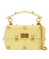 Medium Roman Stud, &pound;750, Handbags, Yellow, Leather, Front view